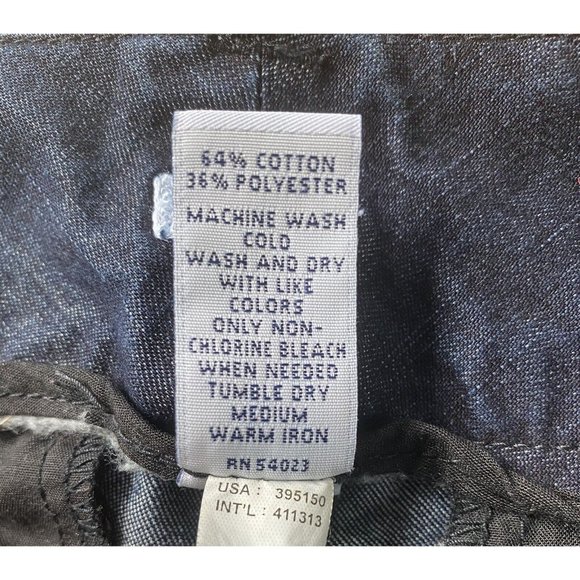 Gap Capris Long Shorts Womens Sz 4 Stretch Dark Blue 19.25” Inseam Dressy Career - Picture 8 of 9